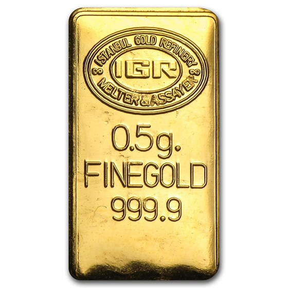 1/2 gram Gold Bar - Secondary Market 1/2 gram Gold Bar - Secondary Market